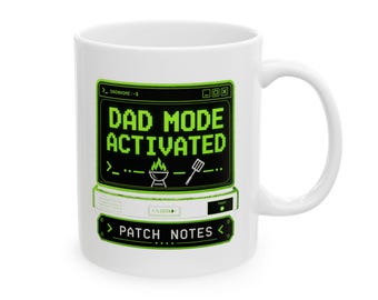Tech Dad Patch Notes Mug | Funny Developer Coffee Cup, Dad Gift