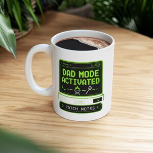 Tech Dad Patch Notes Mug | Funny Developer Coffee Cup, Dad Gift