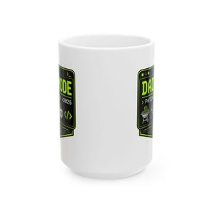 Coding Dad Grill Patch Mug | Programmer Father Coffee Cup, BBQ Gift image 2