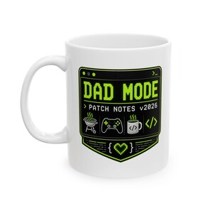 Coding Dad Grill Patch Mug | Programmer Father Coffee Cup, BBQ Gift image 3