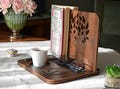 Personalized Book Stand Anniversary Gift For Her & Book Lover Gift For Him
