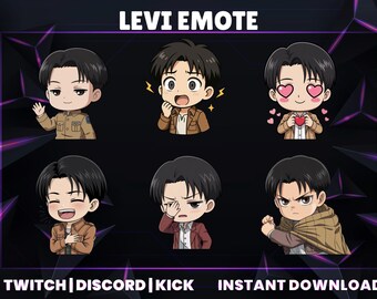 Emotes de Chibi Boy Stream / Insignias de reacción estilo anime para Twitch, Discord y Kick