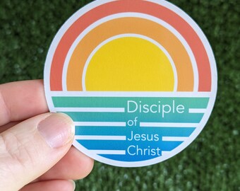 STICKER: LDS 2024 Youth Theme Stickers, I am a Disciple of Jesus Christ, Young Women, Primary, Missionary Gifts