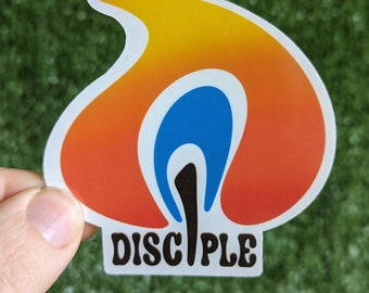 Sticker: Disciple of Christ vinyl sticker, 2024 LDS Youth Theme Water bottle Sticker, LDS Laptop Decal,