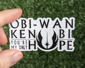 Sticker: Obi wan Kenobi Sticker, Star Wars Stickers, Disney Sticker, Rebel Stickers