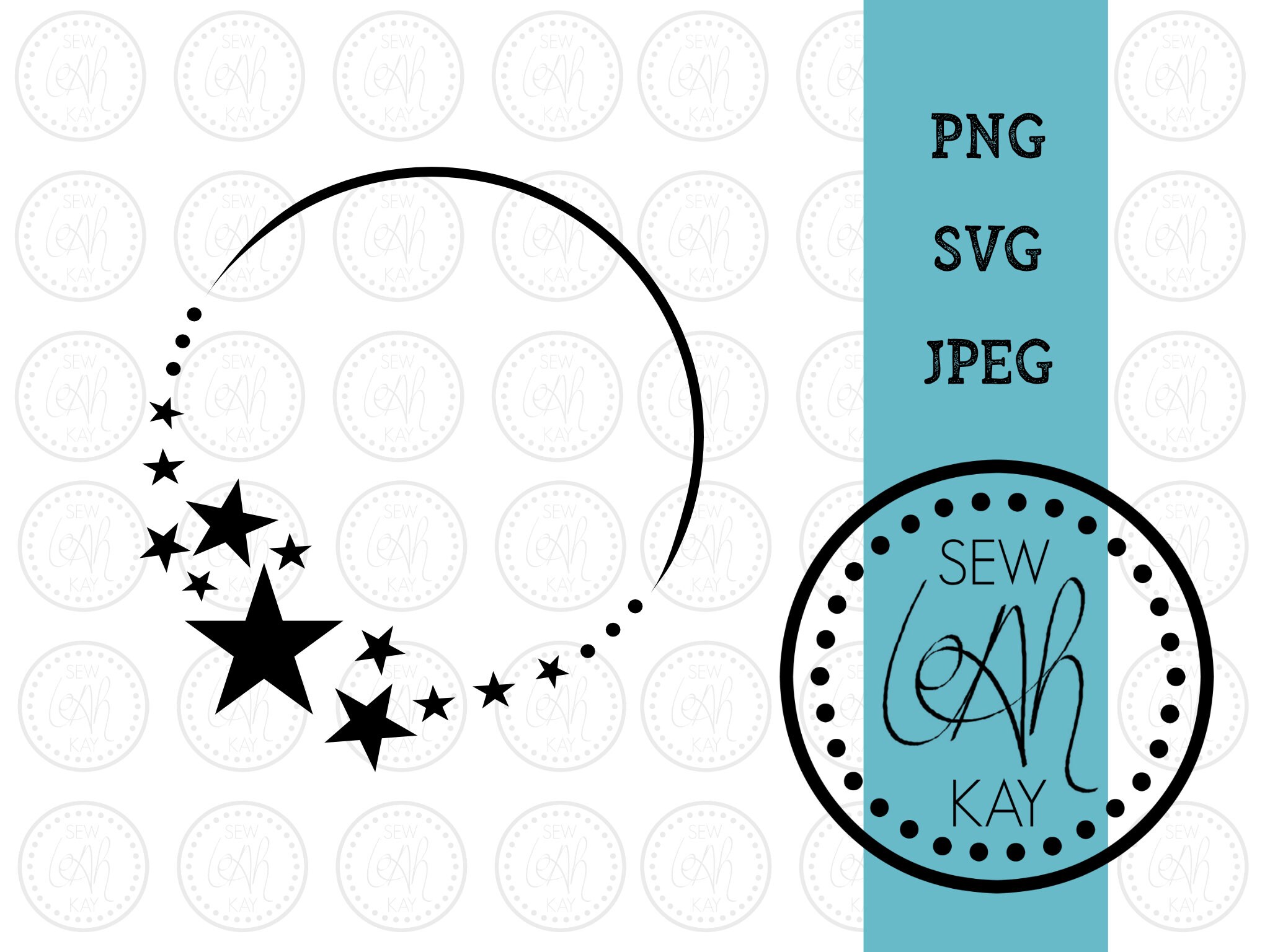 Download Moon Wreath Frame svg dxf Star Wreath SVG Instant Download Elegant Wreath Monogram Frame SVG ...