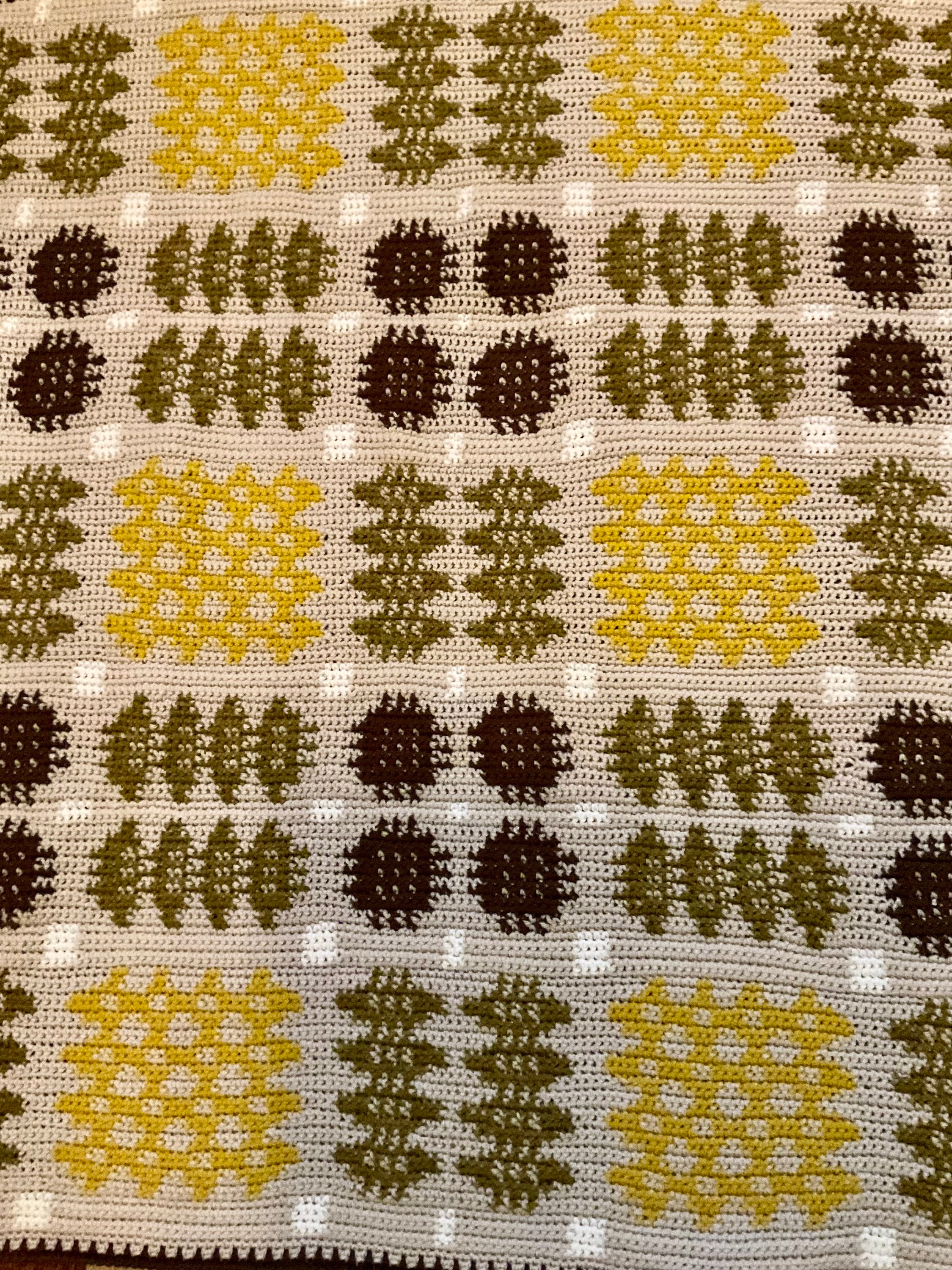 30 Tapestry Crochet Patterns: Our Favorite Wall Art, Bags, and Gifts 27 Caernarfon Welsh Blanket Tapestry Crochet Pattern