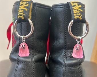 colourful ghost boot charms