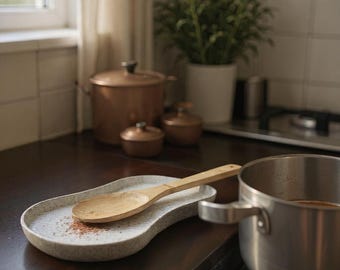 Reposacucharas de cocina: perfecto para cucharas, espátulas y utensilios de madera - Impreso en 3D