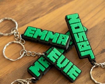 Llavero de Minecraft personalizado – Coleccionable impreso en 3D