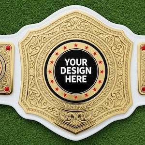 Custom Wrestling Championship Belt: Personalized Trophy Gift