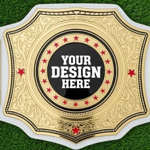 Custom Wrestling Championship Belt: Personalized Trophy Gift