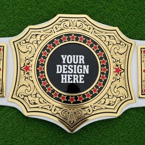 Custom Championship Belt: Personalized Wrestling, Sports Award