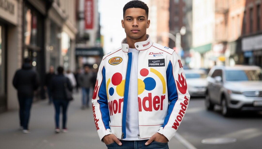 Wonder Bread Racing Wonder Bread Racing Jacket – Retro NASCAR Leather Jacket, Vintage 2000s ...