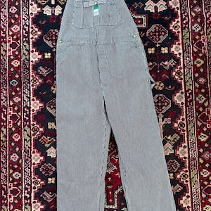 Vintage Liberty Hickory Stripe Overalls | 1950s/60s Workwear |  Made in USA