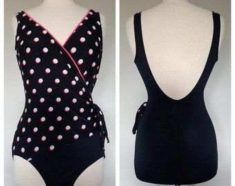 80s Gabar Polka Dot Swimsuit