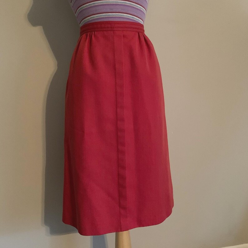 rust tulle skirt