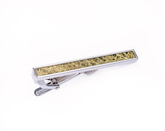 Pinza para corbata Savile Goldstrand, diseño de oro de lujo, elegante, para novio, regalo formal de boda.