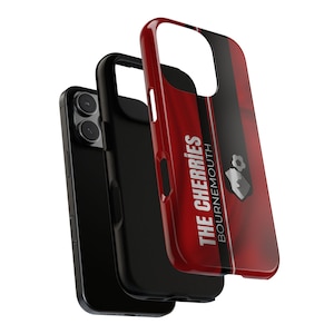 Phone Case, Bournemouth FC Football Tough Case - Sports Fan Gift, Soccer Team Phone Cover, Protective Cellphone Case, Football Club