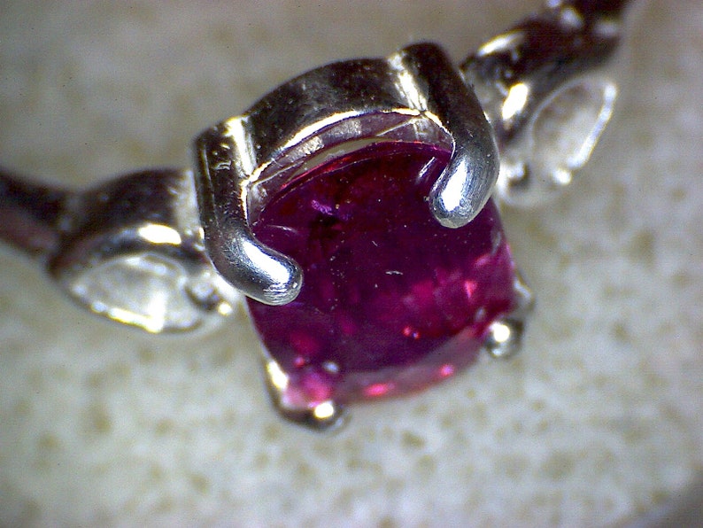 Beautiful Pink Sapphire Heart Ring