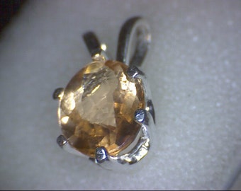 Stunning Imperial Topaz Pendant
