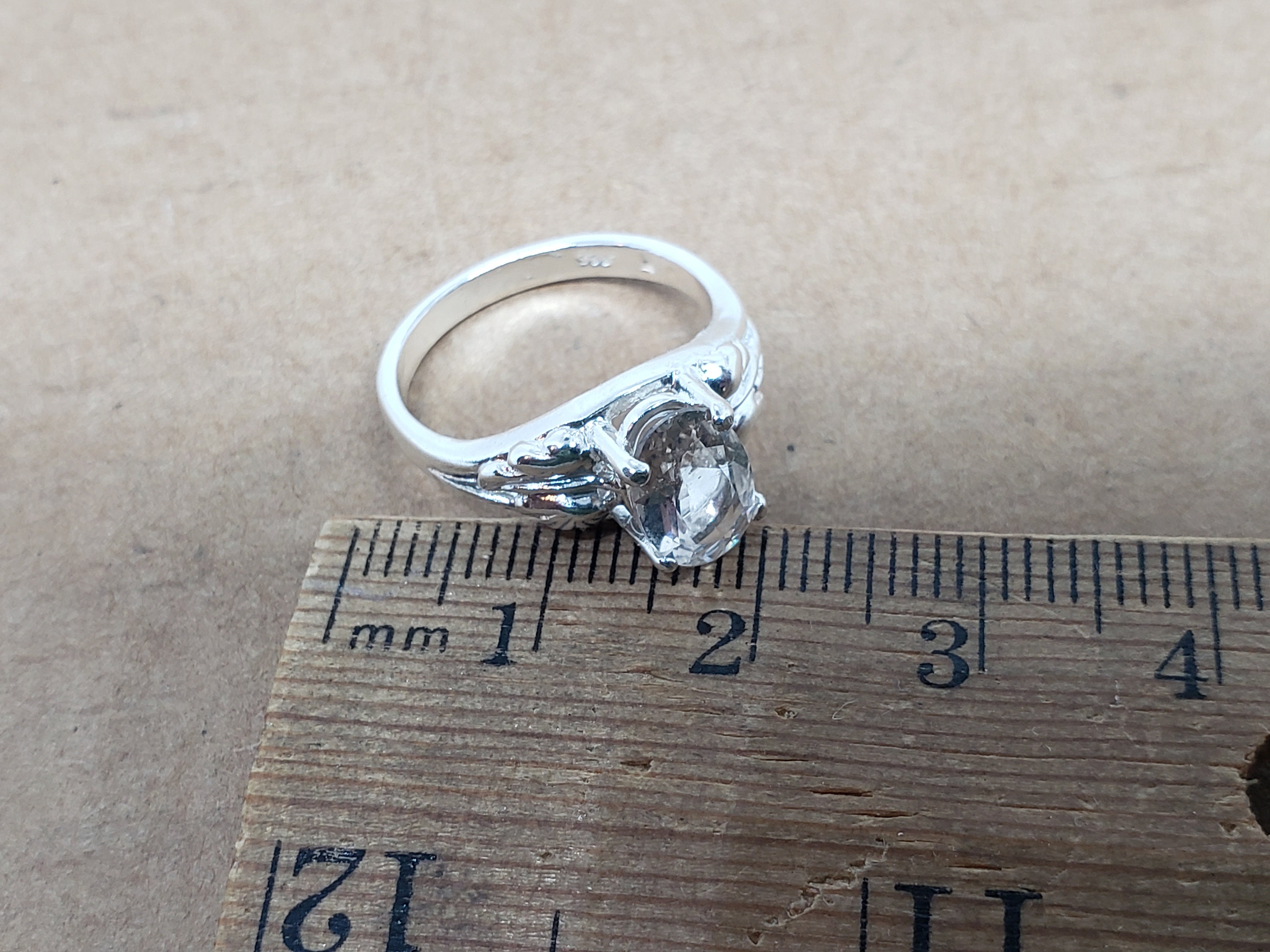 Beautiful Colorado Topaz Leaf Ring - Etsy