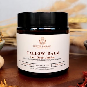 Premium Grass-Fed Tallow Balm – 2.5oz | Organic, Small-Batch, Hydrating Skin Moisturizer