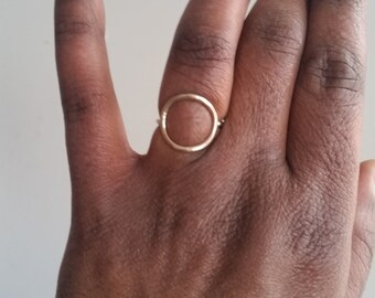 14k Gold filled Circle Ring