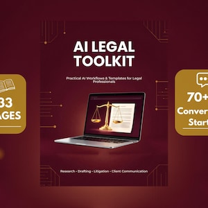 Kit de ferramentas jurídicas de IA para advogados, assistentes jurídicos e estudantes de direito | Guia de pesquisa, redação e prática