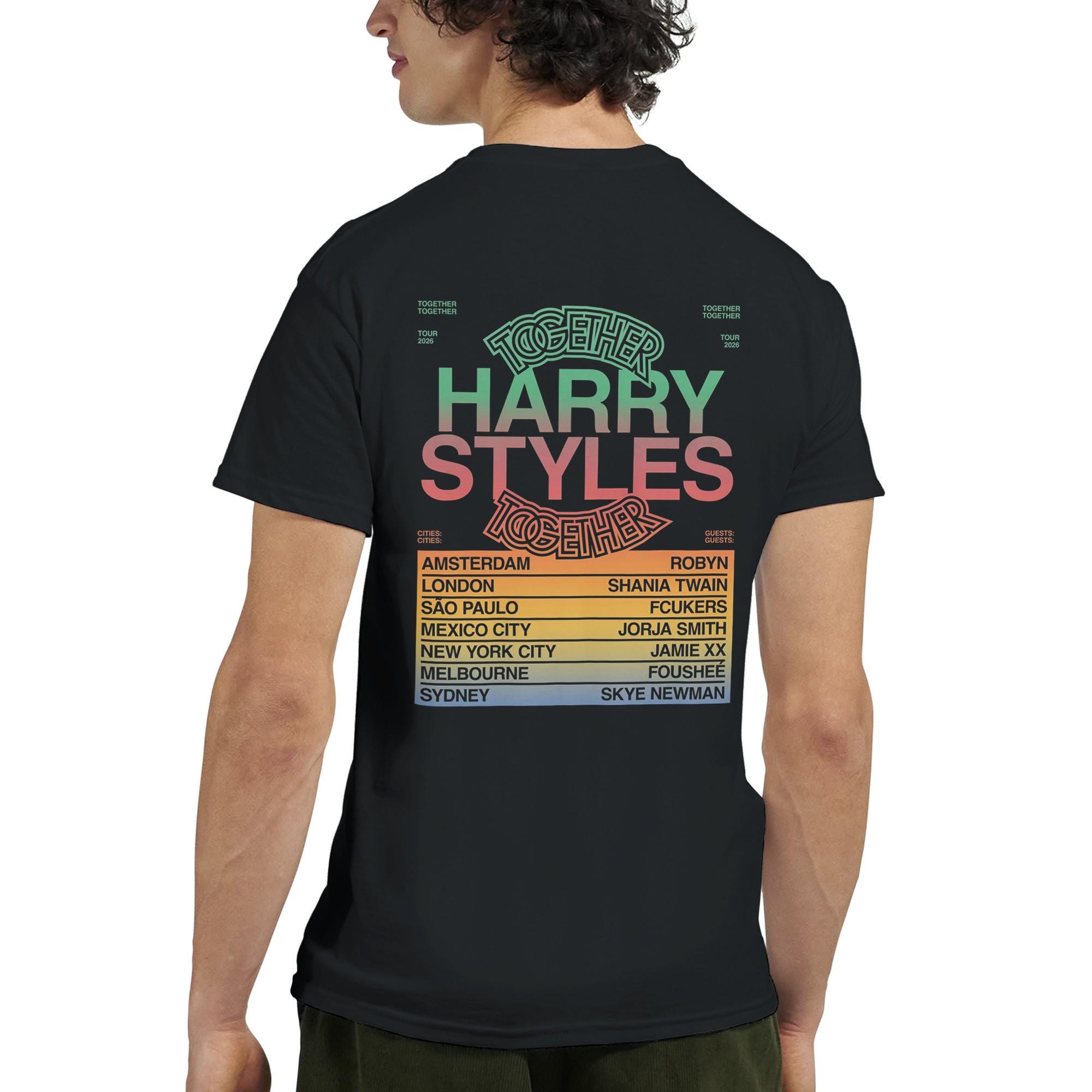 Harry Styles Tour 2026 T-shirt, 2 Sided Concert Tee - Etsy