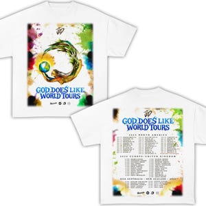 JID God Does Like World Tour 2025 Shirt | JID Merch - Etsy Australia