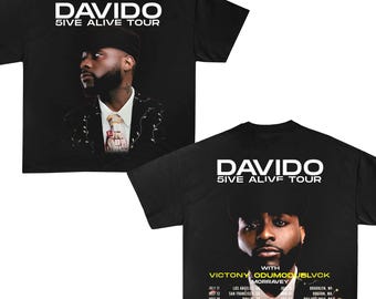 Davido 2025 Shirt, Davido 5Ive Alive Tour Fan Merch, Graphic Tee, Timeless