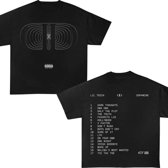 Dopamine Lil Tecca 2 Sided T-shirt - Etsy