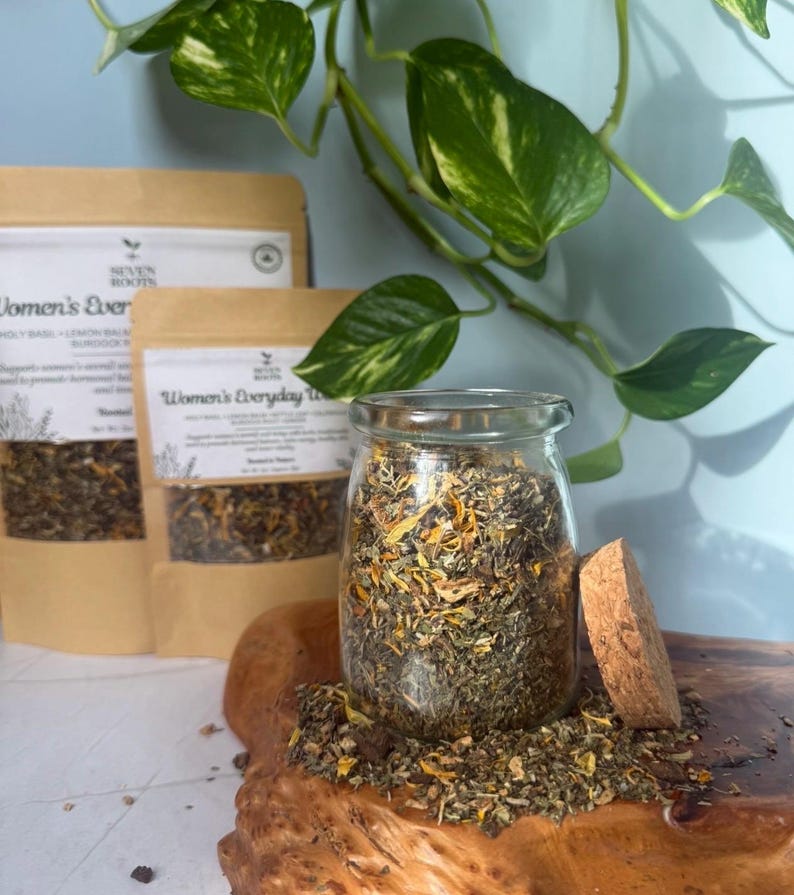 Women's Wellness Herbal Tea Blend | Stress & Hormone Support | Women's Health image 2
