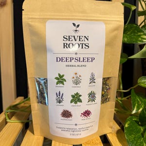 Deep Sleep Herbal Tea Blend | Chamomile, Lavender, Valerian Root, Passion Flower