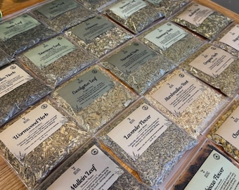 Organic Loose Herbs | Seven Roots Apothecary, Natural Dried Botanicals (15g)