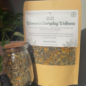 Women's Wellness Herbal Tea Blend | Stress & Hormone Support | Women's Health image 1