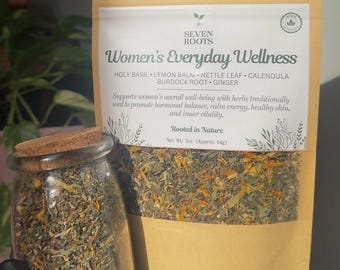 Women's Wellness Herbal Tea Blend | Stress & Hormone Support | Women's Health