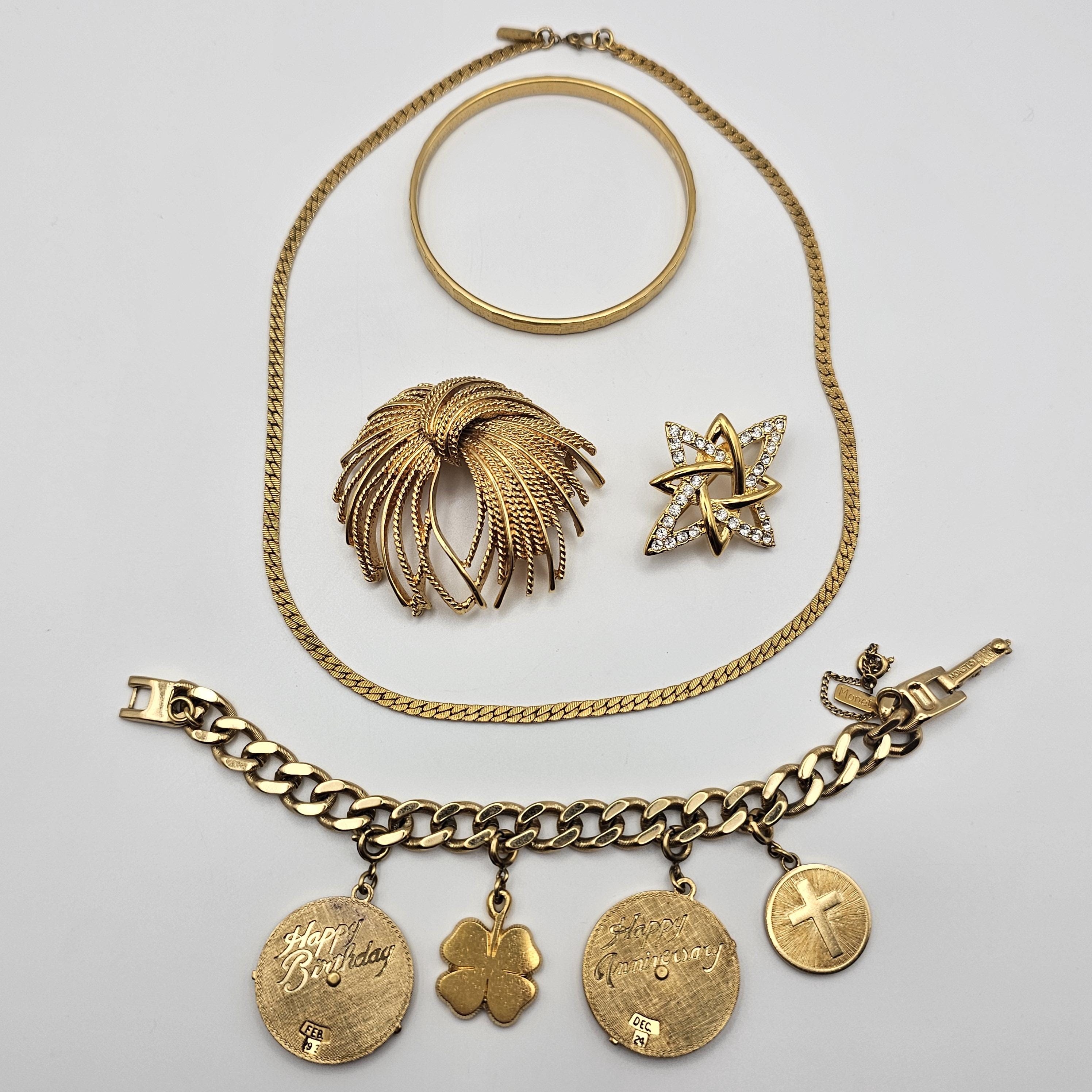 Monet bracelet gold women - Etsy 日本