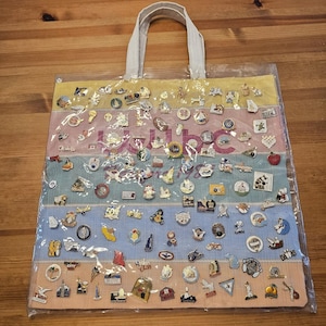 Vintage WBL Bowling Lapel Pin Collection 1987–2007 | 250+ Pins | Hartford Bag