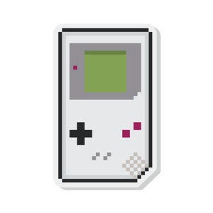 Gemuboi | Gameboy Acrylic Button with Black Rubber Clutch