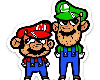 Plumber Bros. | Super Mario Bros. Vinyl Sticker