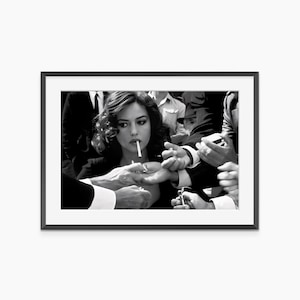 Monica Smoking Print