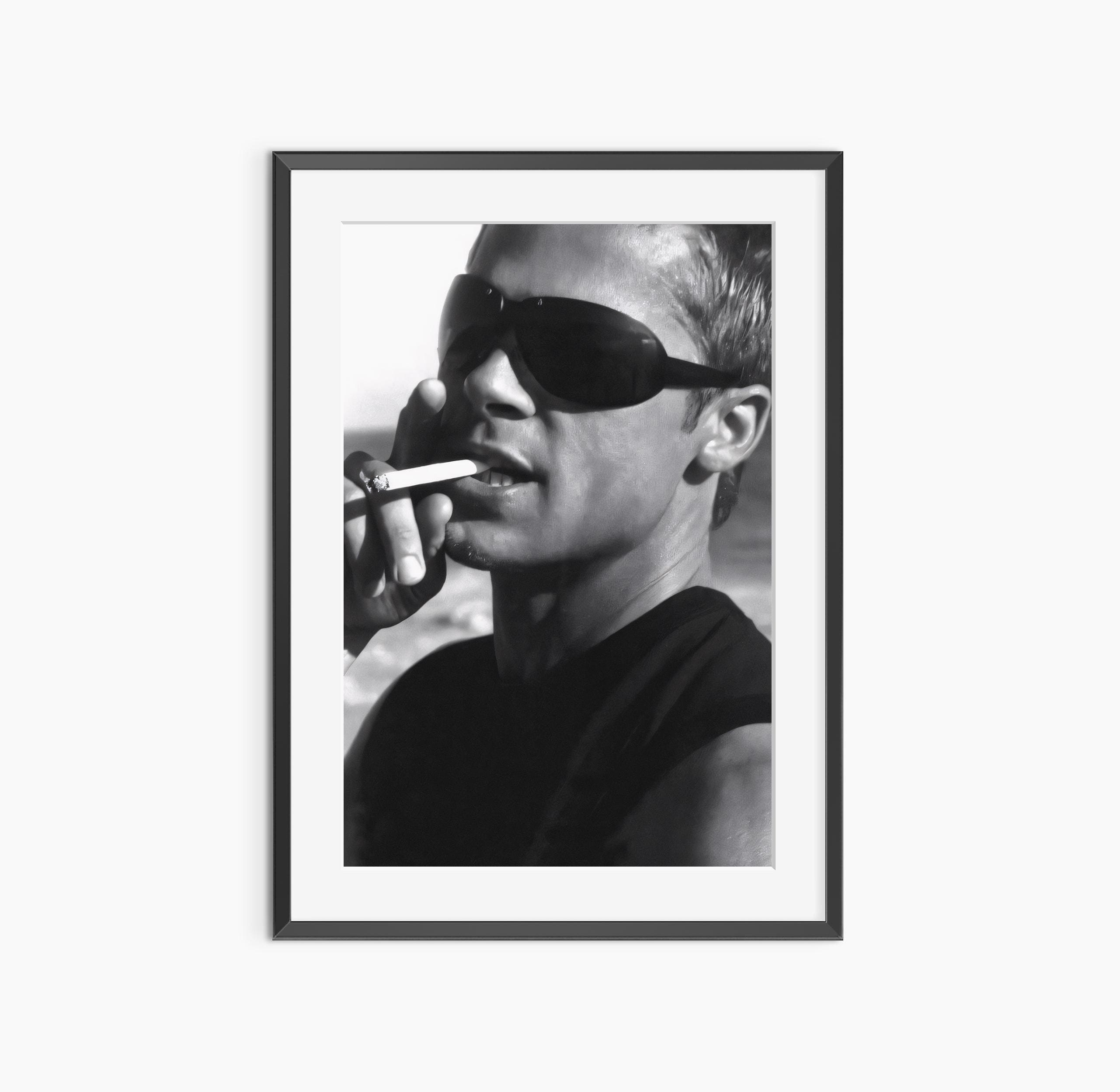 did brad pitt smoke real cigarettes in fight club Brad Pitt Smoking