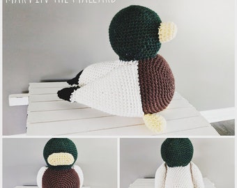 Marvin the Mallard - Crochet Mallard Duck Stuffed Animal