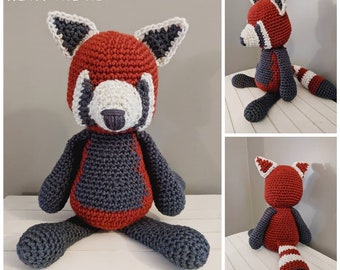 Rita the Red Panda - Crochet Red Panda Stuffed Animal