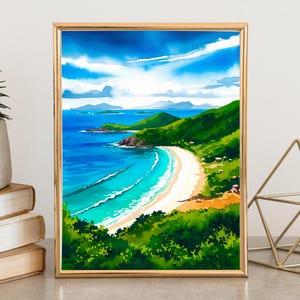 British Virgin Islands Travel Print Wall Art BVI Wall Hanging Home Décor Virgin Islands Gift Art Lovers Caribbean Art Lover Gift