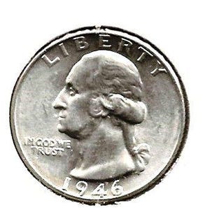 1946 Washington Quarter***BU***