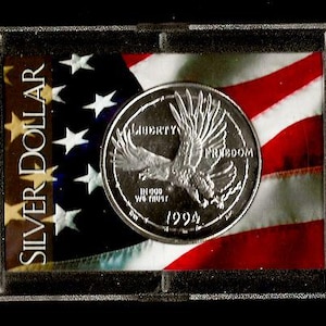 Herdenkingsmunt krijgsgevangenen 1994, zilveren dollar PROOF