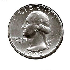 1943 &quot;S&quot; Washington Quarter***BU***